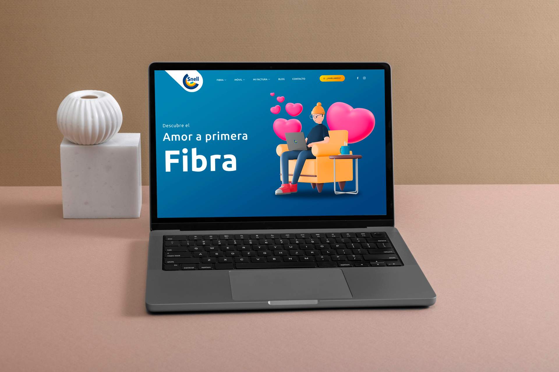 Página web corporativa de la empresa de instalaciones y mantenimientos de comunidades Chitech SL.
